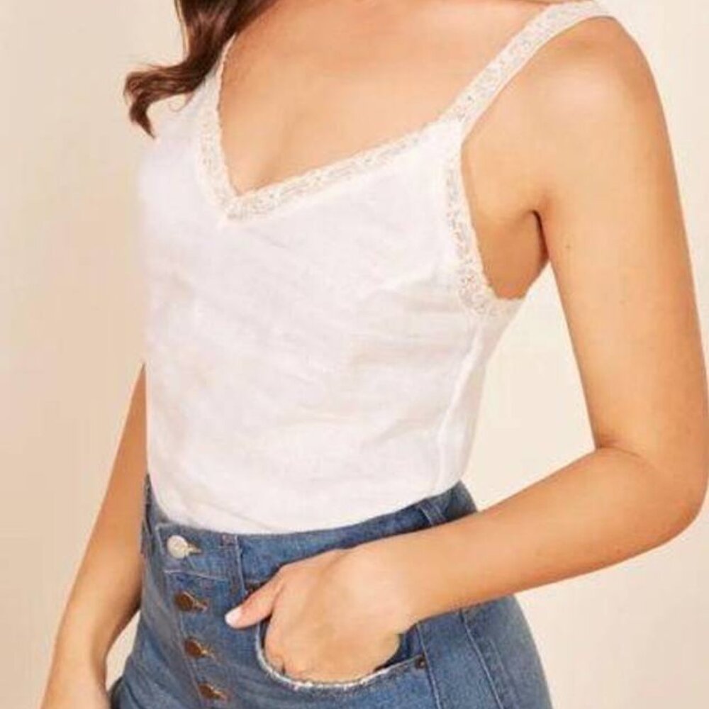 Reformation | Emmie Linen Top